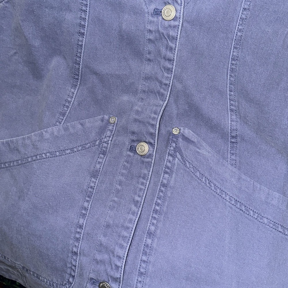 NWT! Free People We The Free Valerie Waistcoat Vest Blue Heron Large - Picture 7 of 15